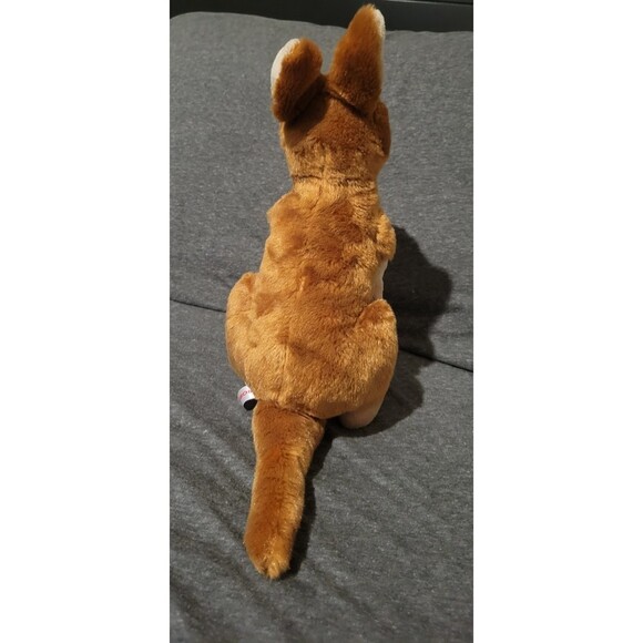 Aurora World Kangaroo Standing Tan Brown Plush Realistic Stuffed Animal Toy 12" - Picture 7 of 9